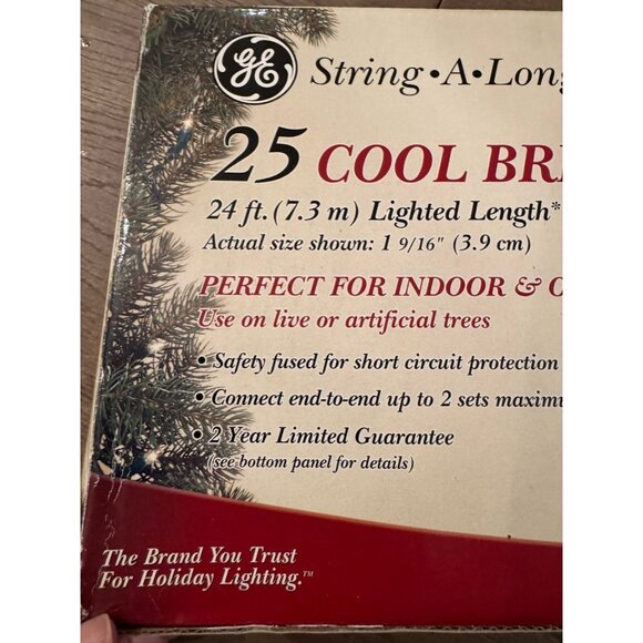 VTG NEW Cool Bright Globes 25 Christmas Lights Set Multicolor Bulb RARE HTF - Picture 3 of 8